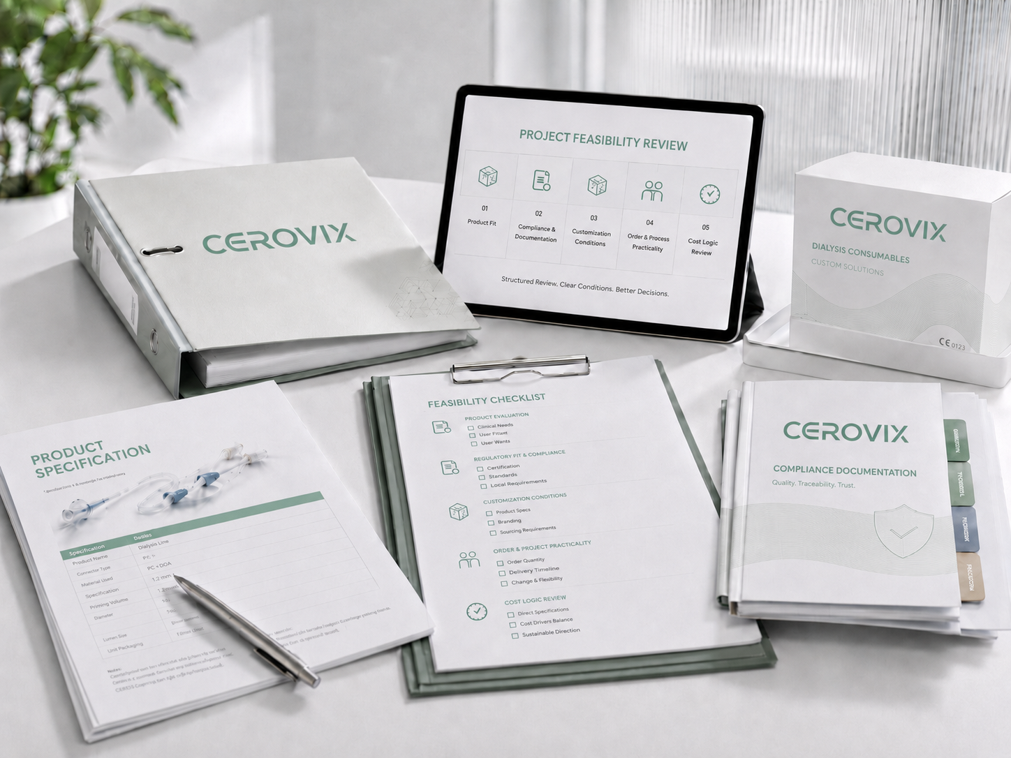 CEROVIX medical consumables project feasibility review